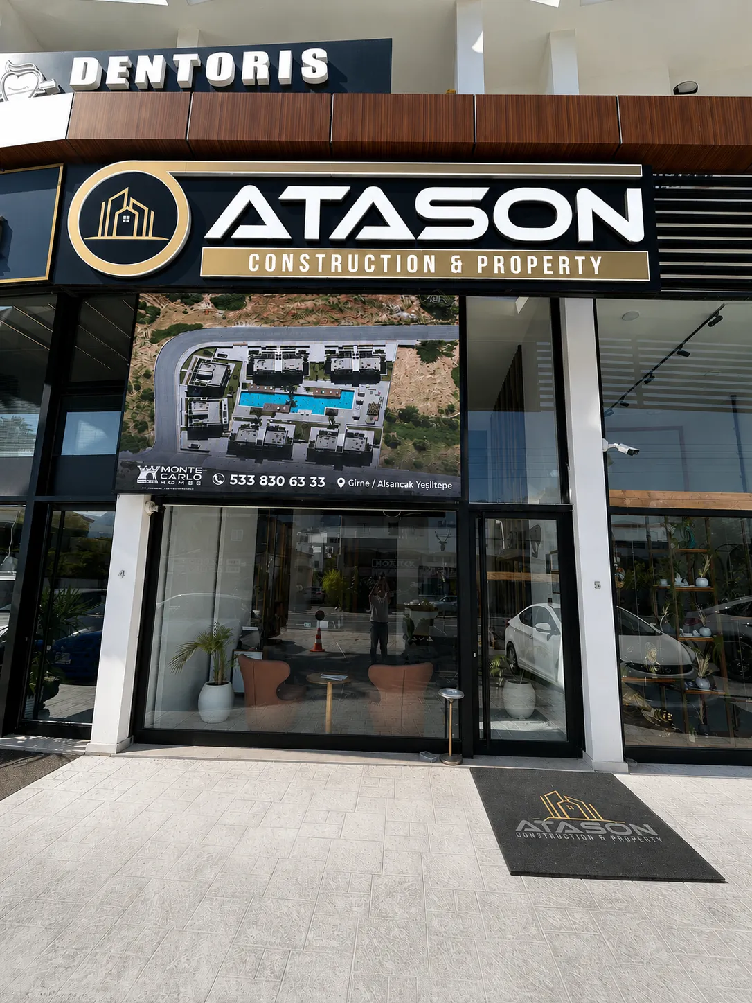 Atason Construction ofisi — dış görünüm, Girne